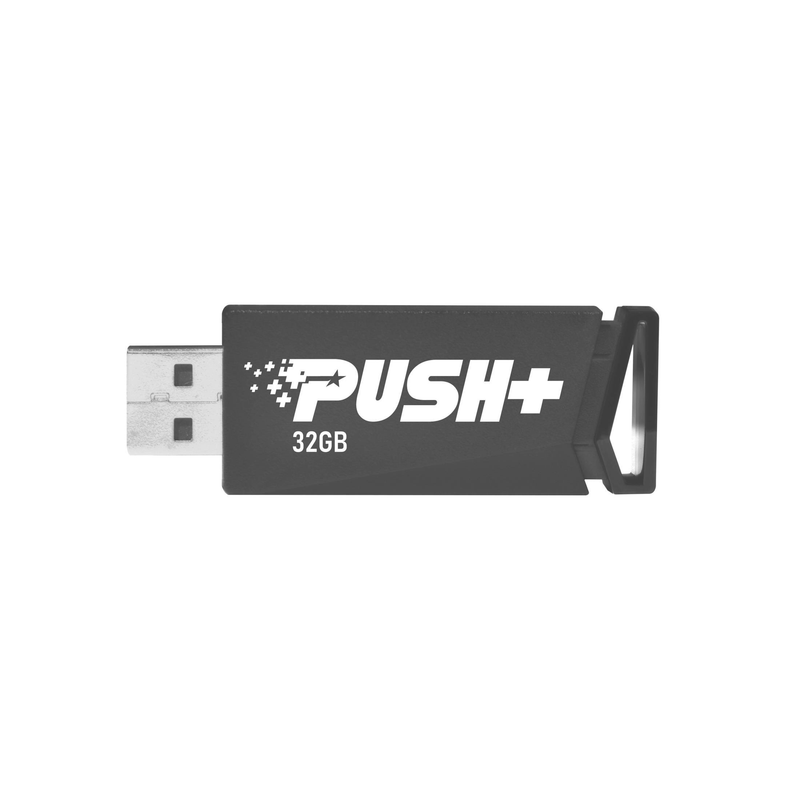 Patriot Memory Push+ USB flash drive 32 GB USB Type-A 3.2 Gen 1 (3.1 Gen 1) Black