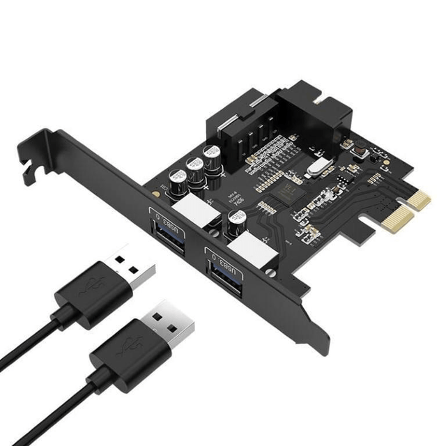Orico 2 Port USB 3.0 PCIe Expansion Card PVU3-2O2I-V1