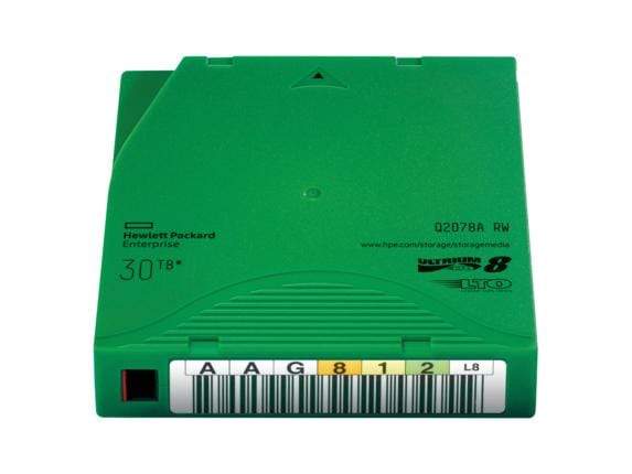 HP LTO-8 Ultrium 30TB RW Data Cartridge 12000GB 1.27 Cm Q2078A