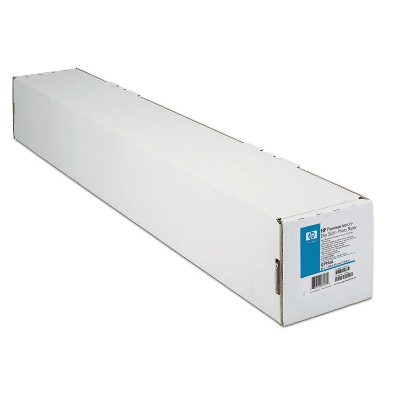 HP Premium Instant-dry Satin Photo Paper Roll 914mm x 30.5m Q7994A