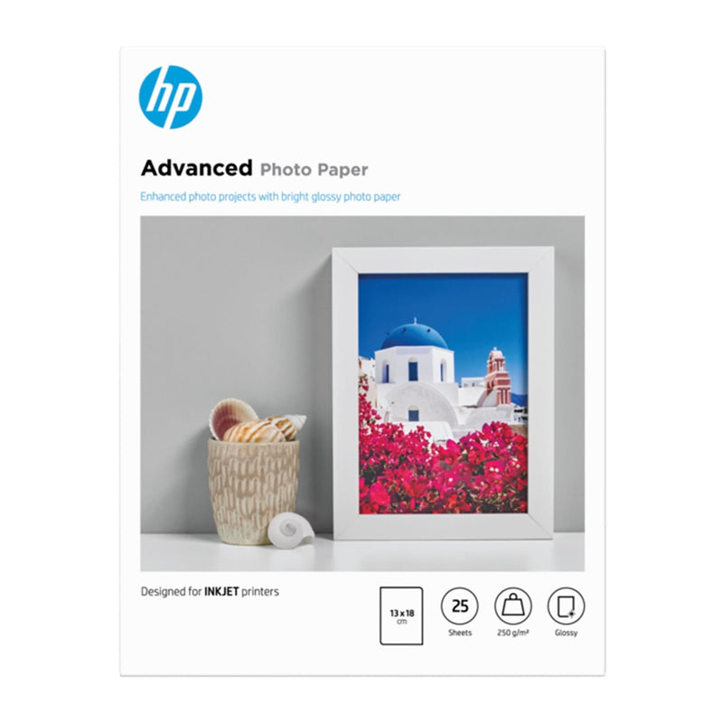 HP Advanced Photo Paper Glossy 13x18cm 25 Sheets Q8696A