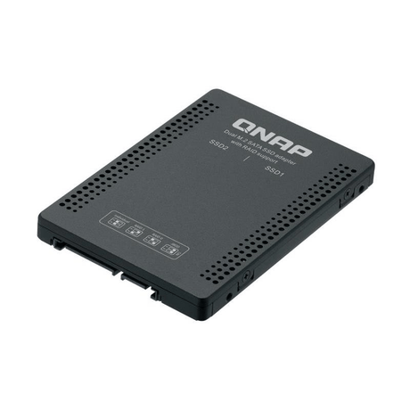 QNAP Storage Drive Enclosure SSD Black QDA-A2MAR
