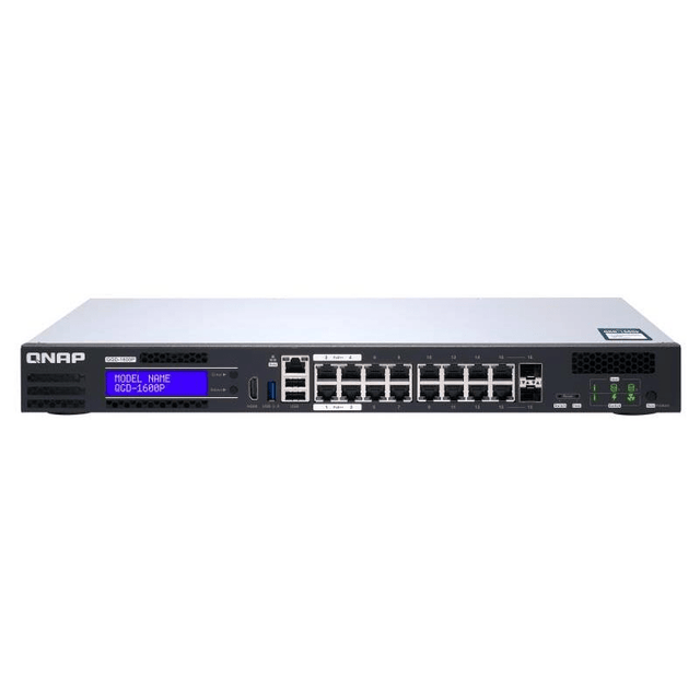 QNAP QGD-1600P Managed Gigabit Ethernet PoE 1U Switch