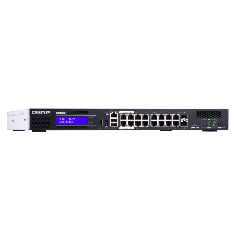 QNAP QGD-1600P Managed Gigabit Ethernet PoE 1U Switch