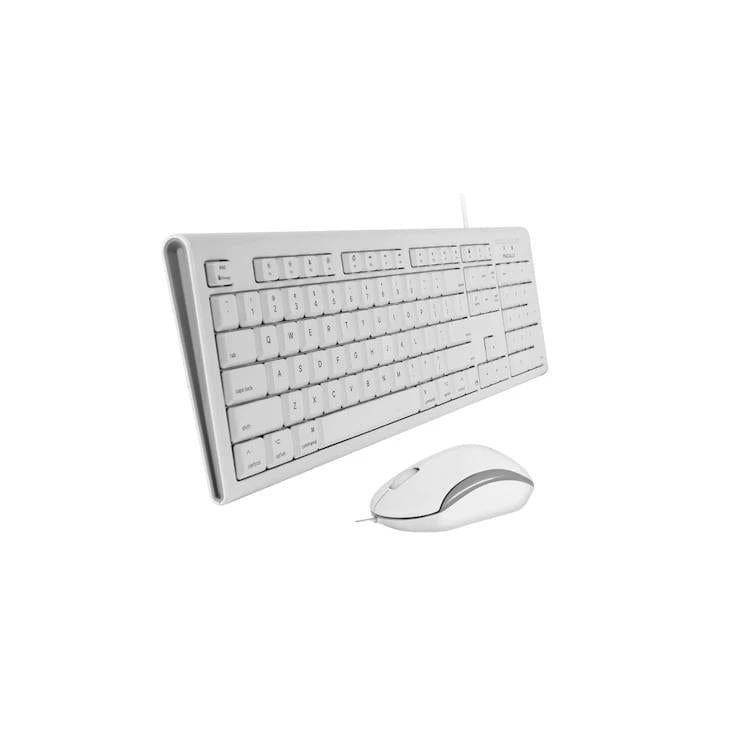 Macally QKEYCOMBO Keyboard and Mouse Combo - White