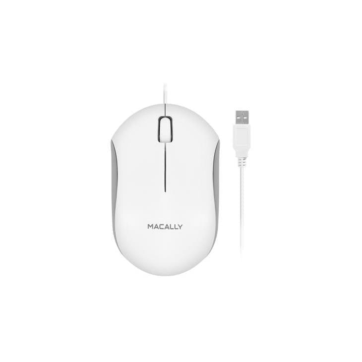 Macally QKEYCOMBO Keyboard and Mouse Combo - White
