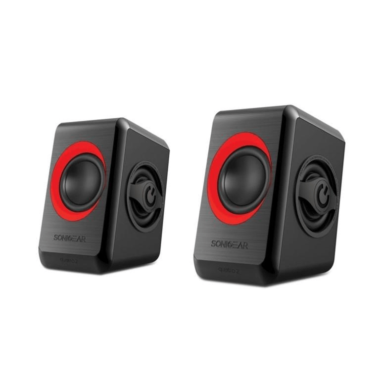 SonicGear Quatro 2 2-ch Speaker System Red QUATRO2BRED