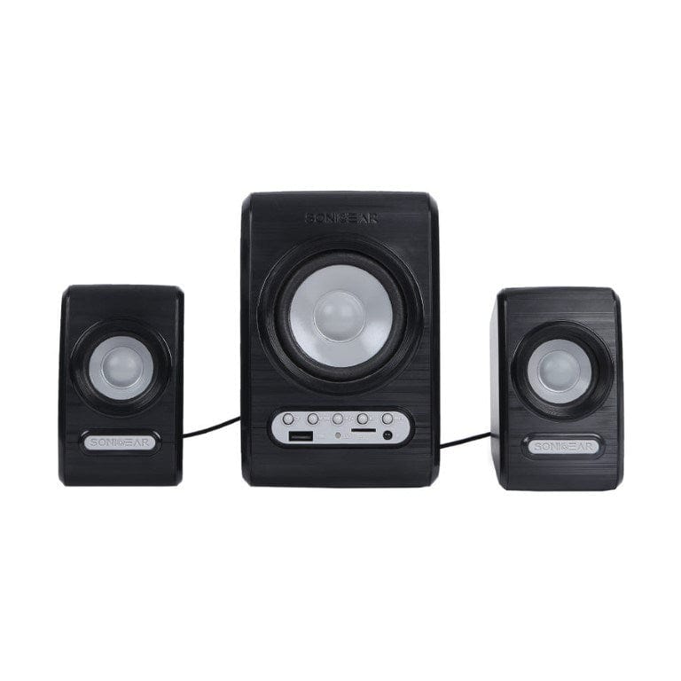 SonicGear Quatro V 2.1-ch USB Powered Speakers Grey QUATROVBGREY