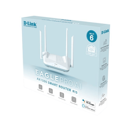 D-Link R15 Eagle Pro AI AX1500 WiFi 6 Smart Router