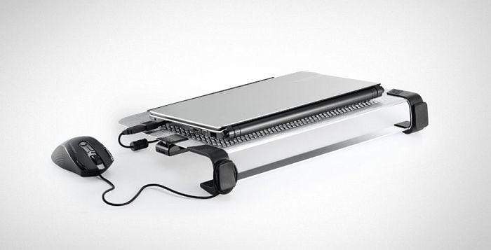 Cooler Master U3 PLUS Notebook Cooling Pad 19-inch Silver R9-NBC-U3PS-GP