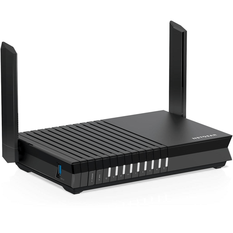 Netgear RAX20 wireless router Dual-band (2.4 GHz / 5 GHz) Gigabit Ethernet Black RAX20-100UKS