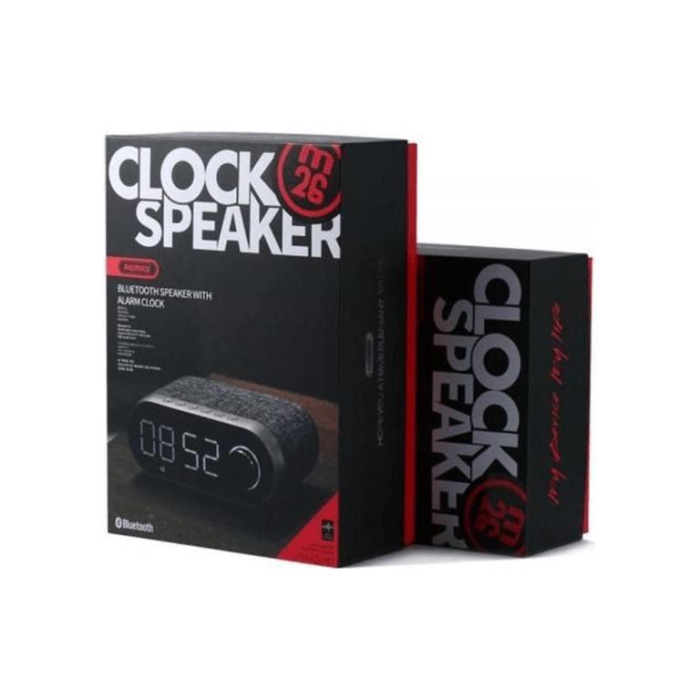 Remax RB-M26 Bluetooth Speaker with Alarm Clock Black