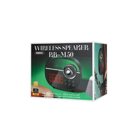 Remax RB-M50 Bluetooth Speaker with Alarm Clock Black