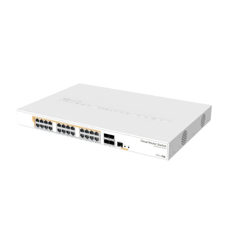 MikroTik 24-port Gigabit PoE Cloud Router Switch with 4x SFP+ ports CRS328-24P-4S+RM
