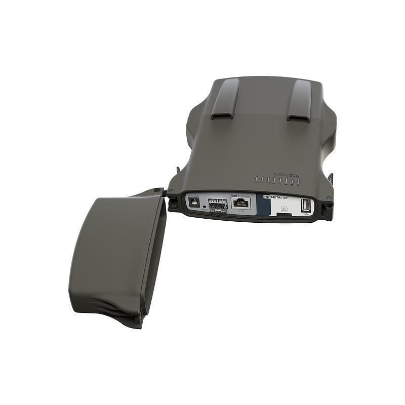 MikroTik NetMetal ac2 Dual Band High Power ODU with 2X RPSMA Connectors 1166.7 Mbit/s Black PoE RBD23UGS-5HPACD2HND-NM