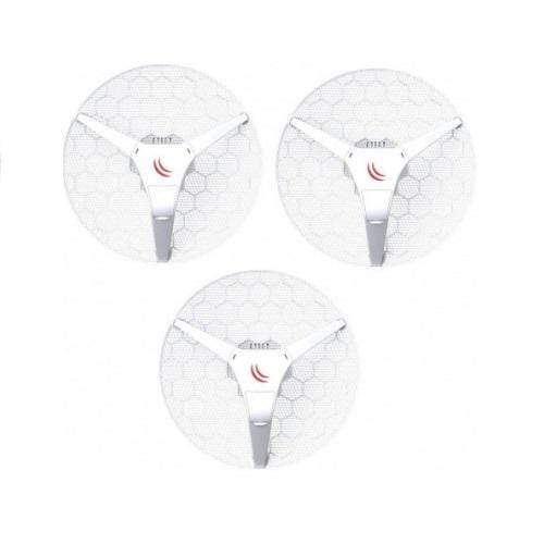 MikroTik LHG 5 5GHz Outdoor grid CPE 3 pack RBLHG-5ND-3P