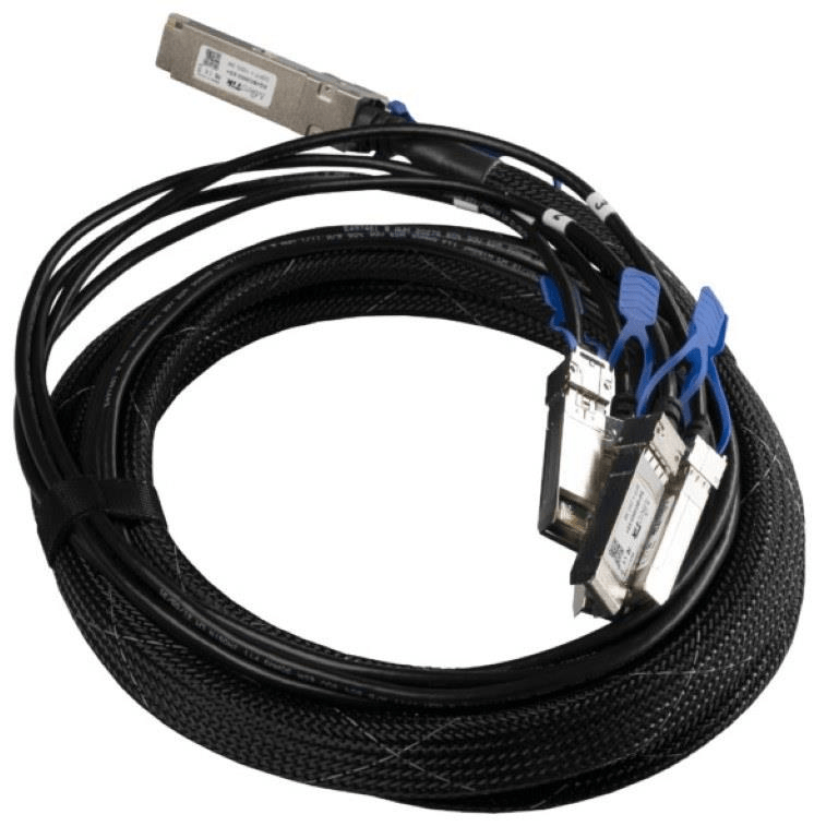 MikroTik QSFP28 to 4xSFP28 Break-out 3m Cable RBQSFP28-4X25GSFP28