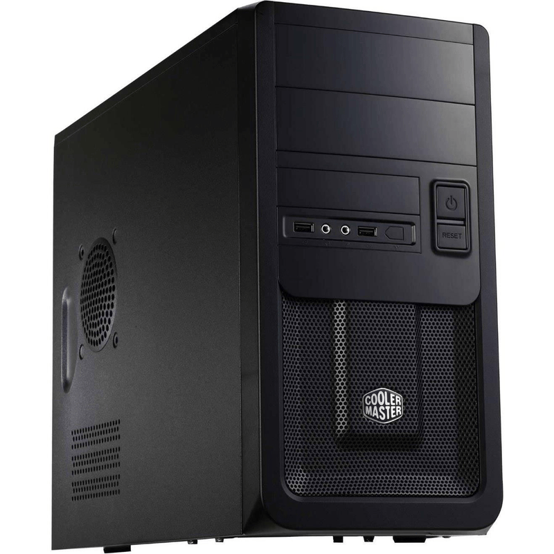 Cooler Master Elite 343 M-ATX Mini-Tower Black PC Case RC-343-KKN1