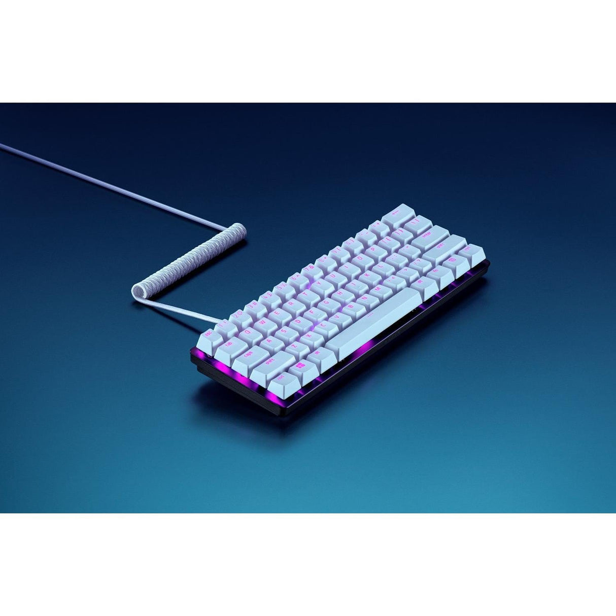 Razer Doubleshot PBT Keycap and CoiLED Cable Upgrade Set 120-keys - Mecury White RC21-01490900-R3M1