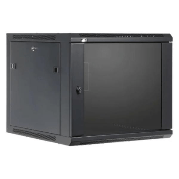 RCT Cabinet WallMount 12U 600Wx450D Perforated Door 50kg load RCT-12U-AP412U.PERF.B.PC