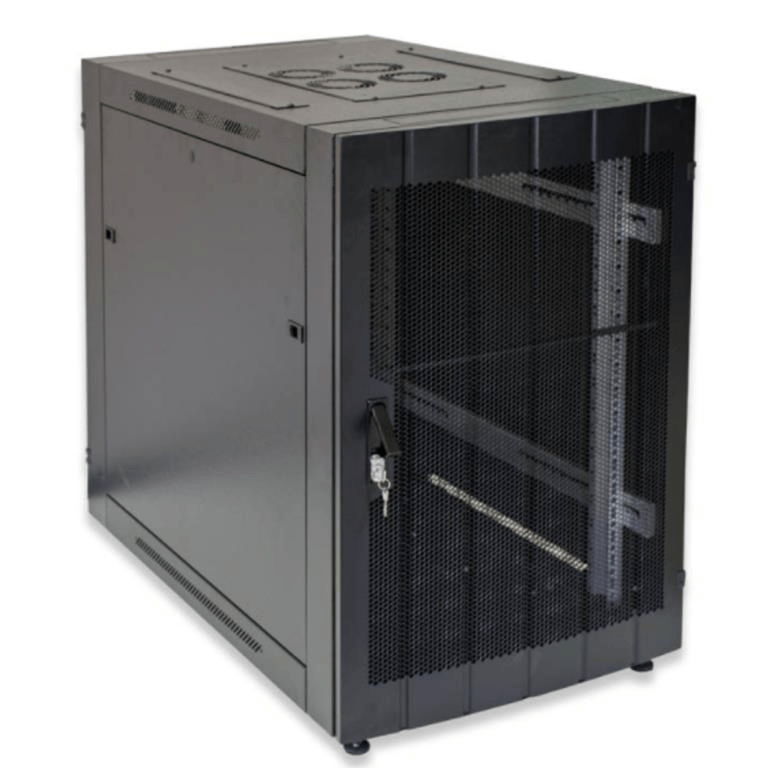 RCT Cabinet WallMount 20U 600Wx450D Perforated Door 50kg load RCT-20U-AP420U.PERF.B.PC
