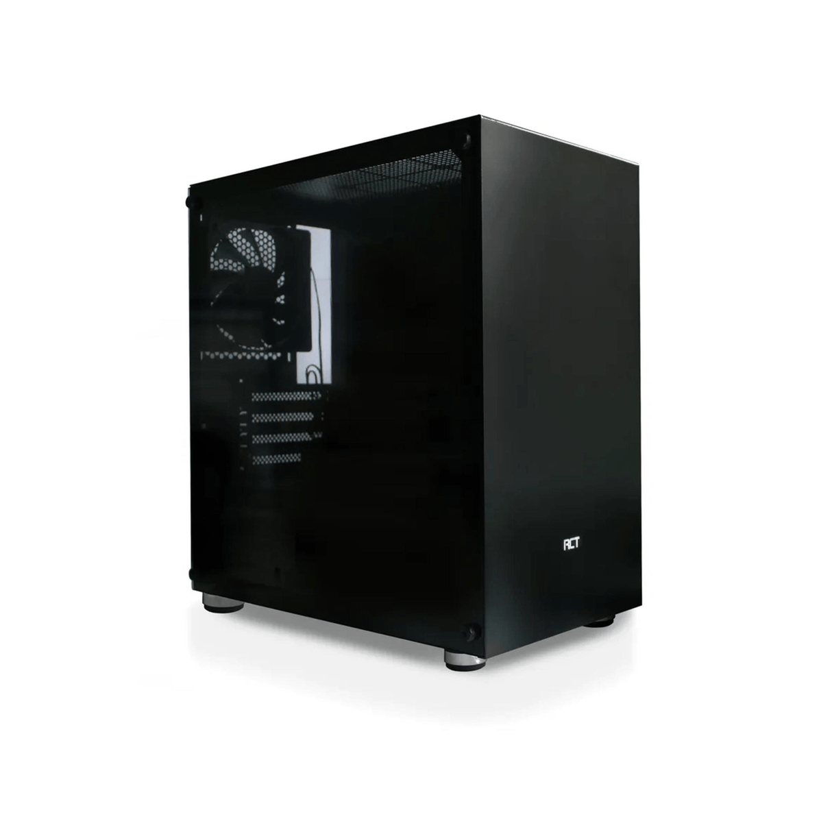 RCT ATX Case 300W with Tempered Glass Side Panel Black RCT-SM01