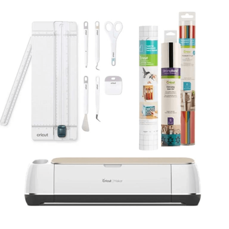 Cricut Maker Starter Bundle Champagne RCTST04