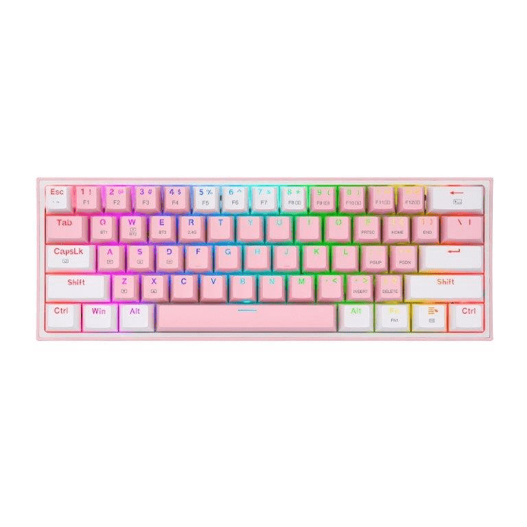 Redragon Fizz Pro K616 Keyboard Pink White RD-K616-RGB-PW