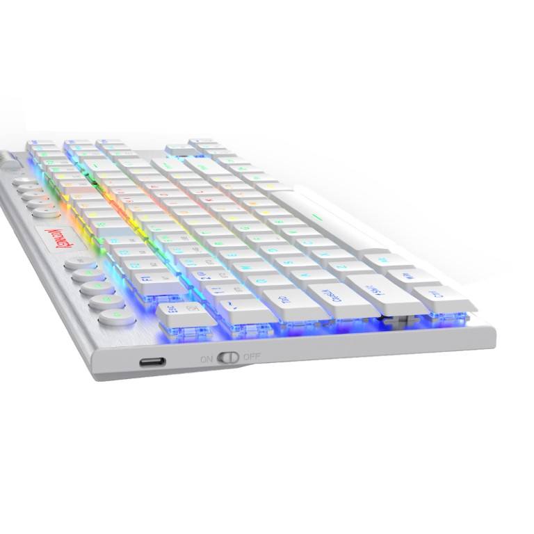 Redragon Horus Super Slim Aluminium Frame White RD-K621W-RGB