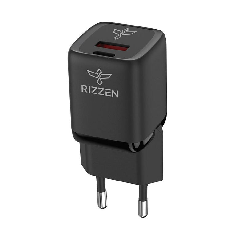 Rizzen Premium 33W Dual Port Rapid Wall Charger