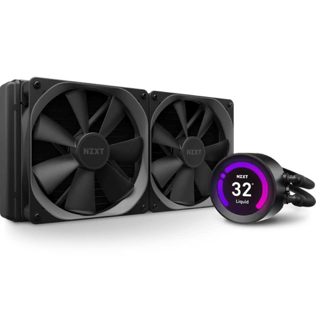 NZXT Kraken Z63 AIO Liquid Cooler with LED Display RL-KRZ63-01