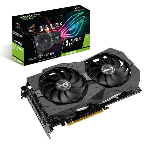 ASUS Nvidia GeForce GTX 1660 SUPER ROG-STRIX-GTX1660 SUPERS-O6G-Gaming Graphics Card - GTX1660 SUPER 6GB GDDR6 ROG-STRIX-GTX1660S-O6G-GAMING