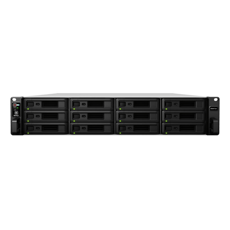 Synology RackStation RS3617xs+ D-1531 Ethernet LAN Rack (2U) Black and Grey NAS RS3617XS+
