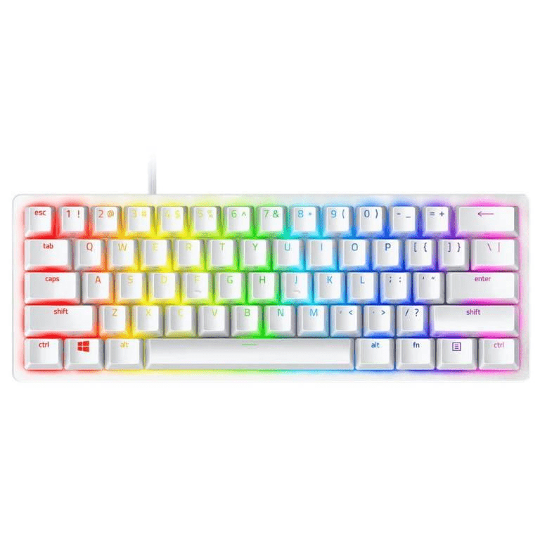 Razer Huntsman Mini Mercury Edition Gaming Keyboard with Purple