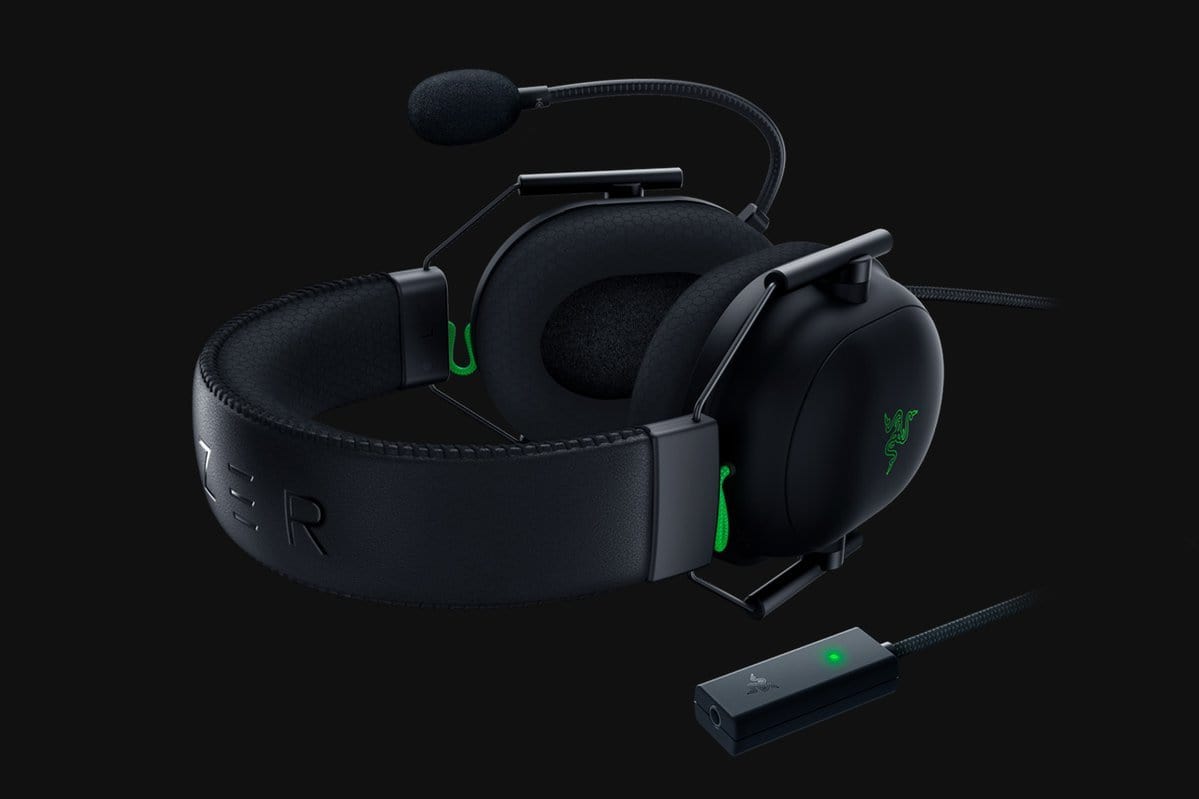 Razer Blackshark V2 Headset Head-band Black, Green 3.5 mm connector