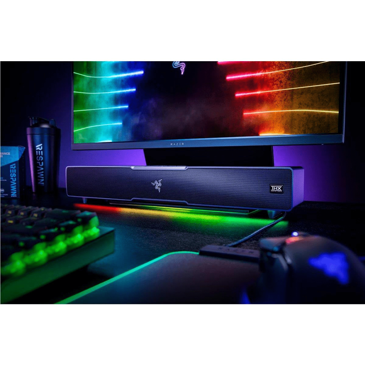 Razer Leviathan V2 Gaming Sound Bar with Subwoofer RZ05-03920100-R3G1