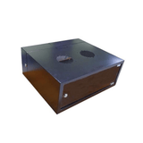 Lambda 4U 300mm Deep Swingframe Wallmount Cabinet with Tempered Glass Front Door S/060067
