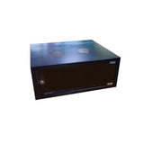 Lambda 4U 300mm Deep Swingframe Wallmount Cabinet with Tempered Glass Front Door S/060067