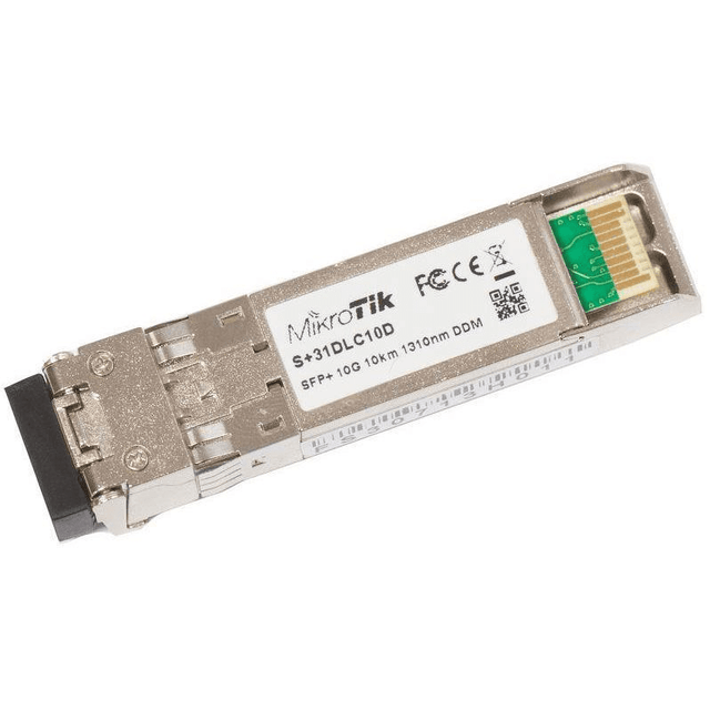MikroTik SFP+Module 10G/SM 1310nm network transceiver module Fiber optic 10000 Mbit/s SFP+ 1310 nm S+31DLC10D
