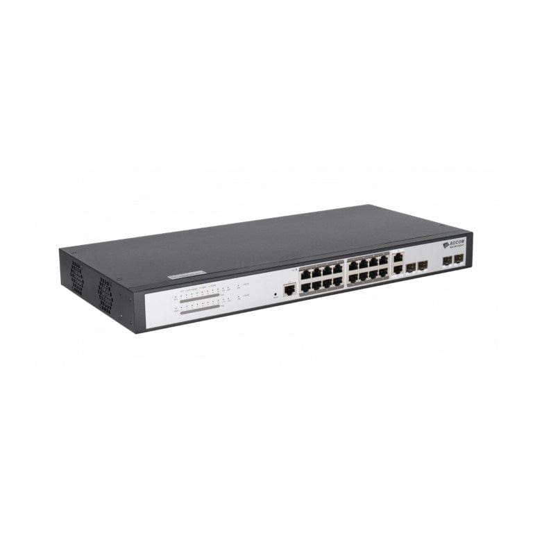 BDCOM 16-port Gigabit PoE L2 Managed Switch with 4-port SFP S2520P