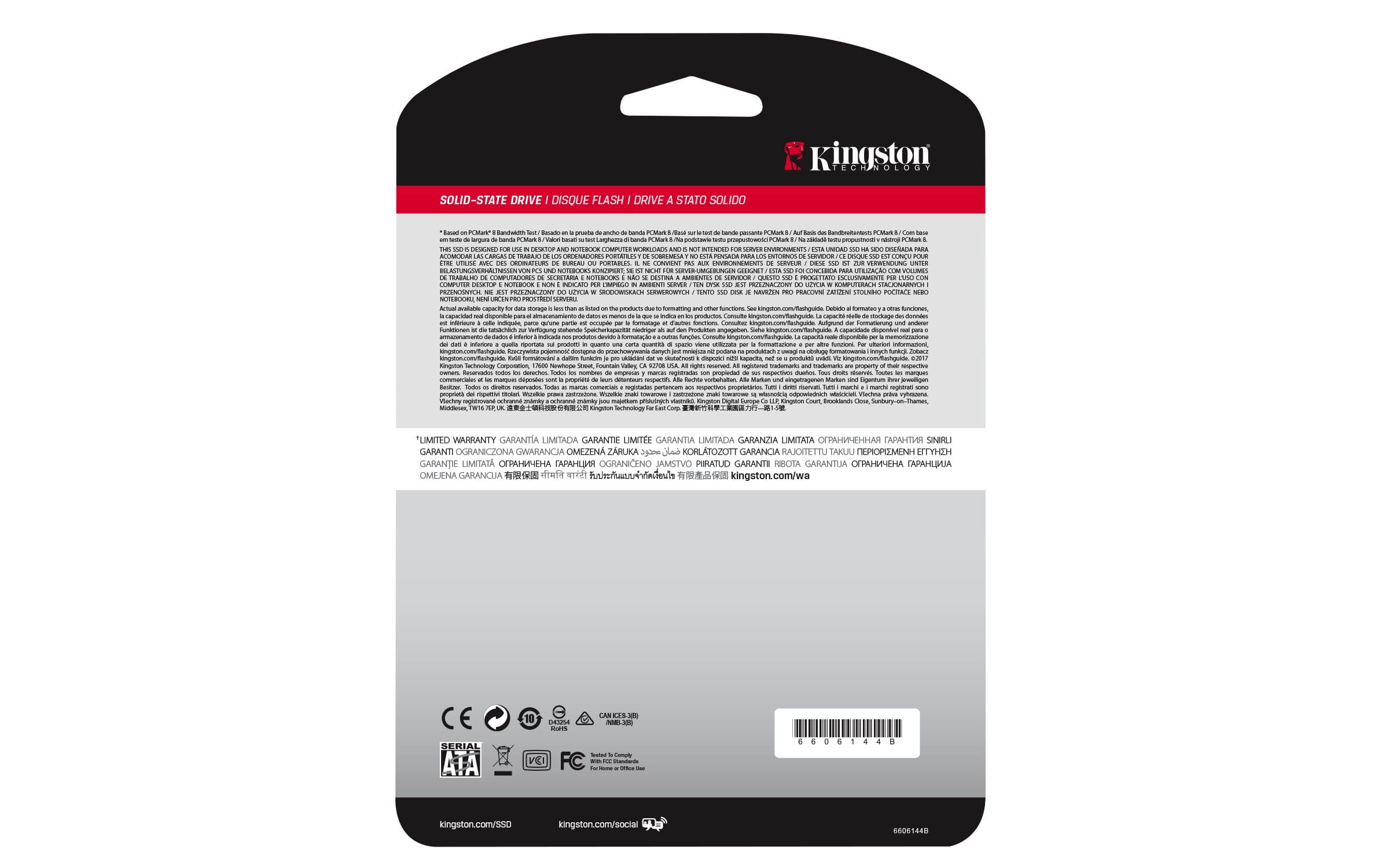 Kingston A400 2.5-inch 960GB Serial ATA III TLC Internal SSD