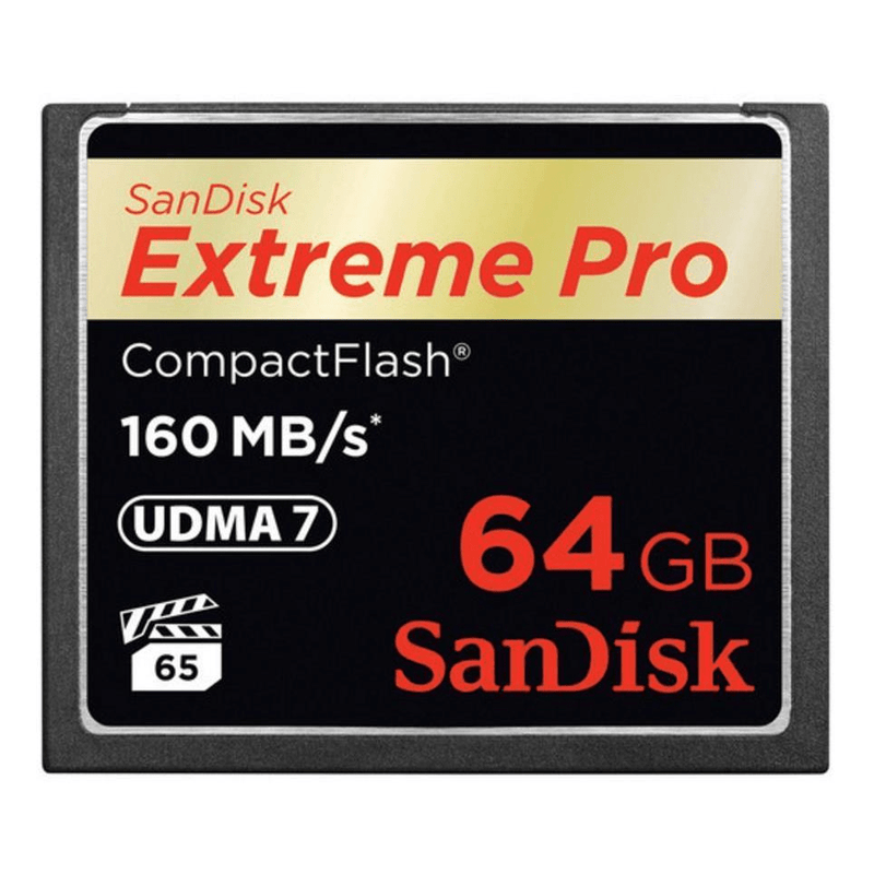 SanDisk 64GB Extreme Pro CF 160MB/s Memory Card CompactFlash SDCFXPS-064G-X46