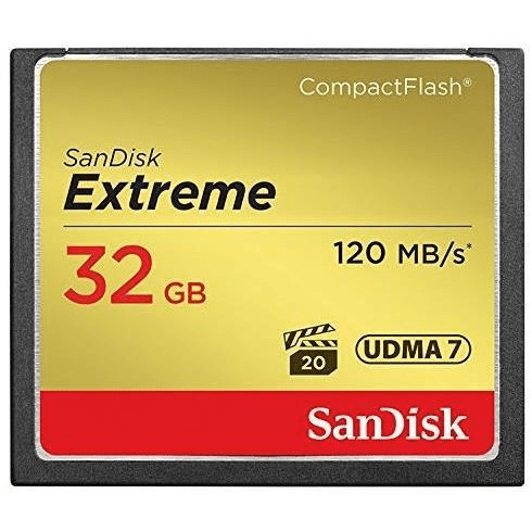 SanDisk 32GB Extreme Memory Card CompactFlash SDCFXSB-032G-G46
