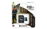 Kingston Canvas Go! Plus Memory Card 256GB SD Class 10 UHS-I SDCG3/256GB