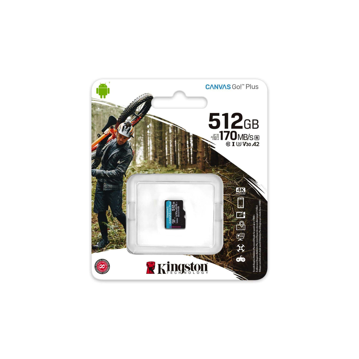 Kingston 128GB microSDXC Canvas