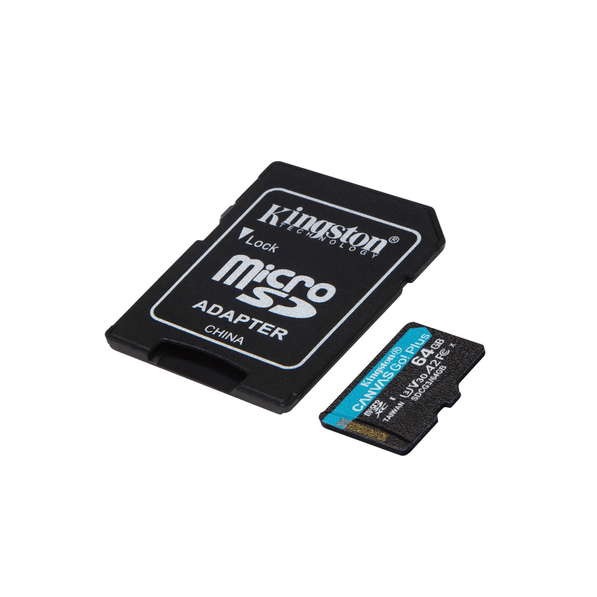Kingston Canvas Go! Plus Memory Card 64GB MicroSD Class 10 UHS-I SDCG3/64GB