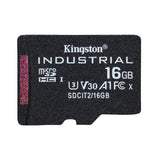 Kingston Technology Industrial C10 16GB microSDHC A1 pSLC Card with SD Adapter SDCIT2/16GB