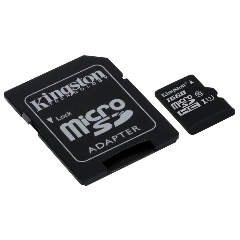 Kingston Technology Canvas Select memory card 16 GB MicroSDHC UHS-I Class 10