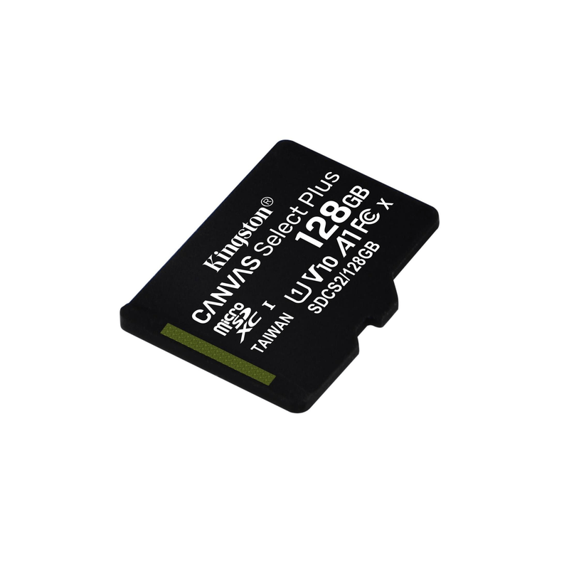 Kingston Canvas Select Plus Memory Card 128GB MicroSDXC Class 10 UHS-I SDCS2/128GB