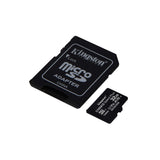Kingston Technology Canvas Select Plus 32GB micSDHC 100R A1 C10 Three Pack with Single Adapter SDCS2/32GB-3P1A